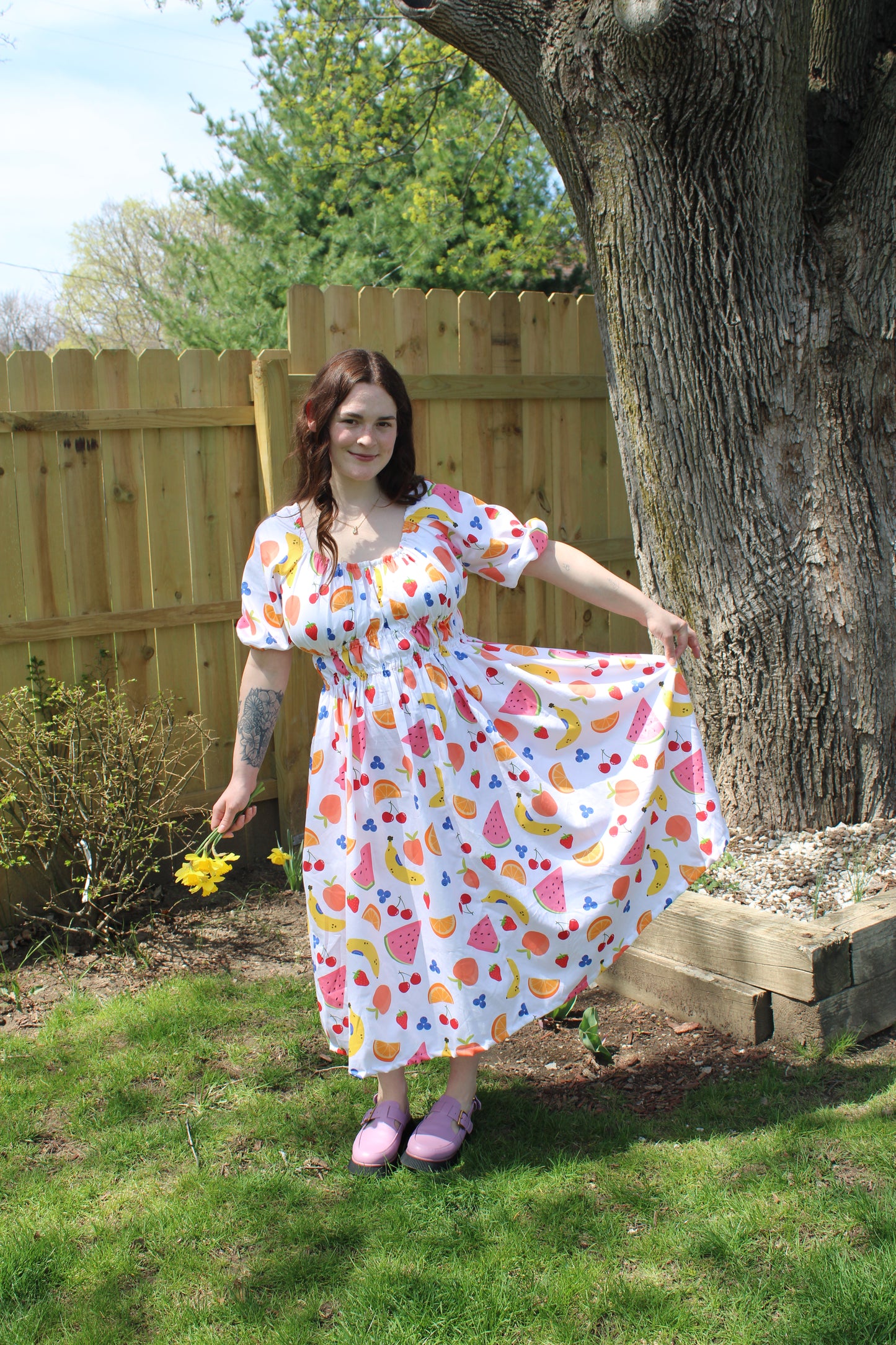 Ruby Dress in Fruit Salad