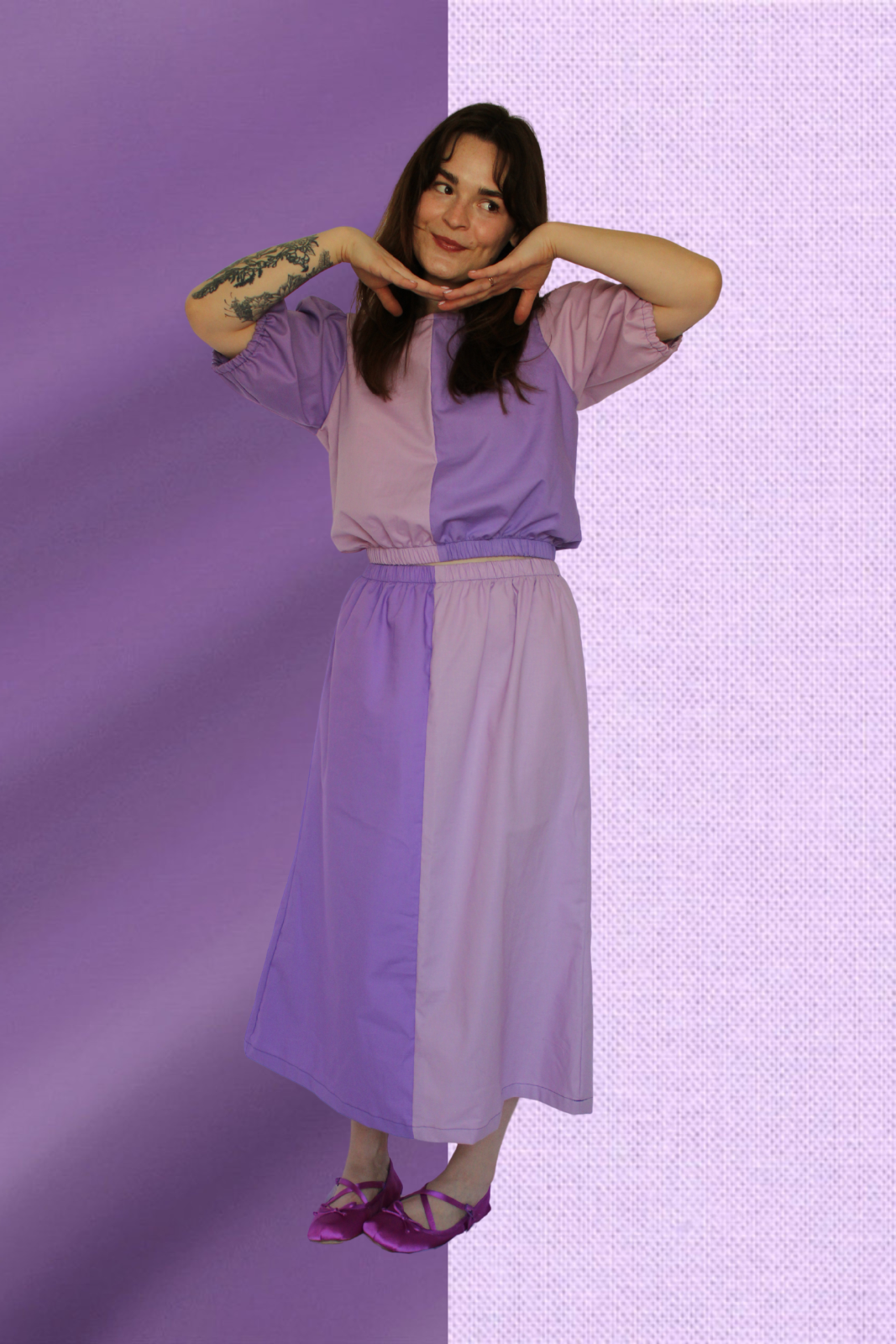 Elle Skirt in Lilac