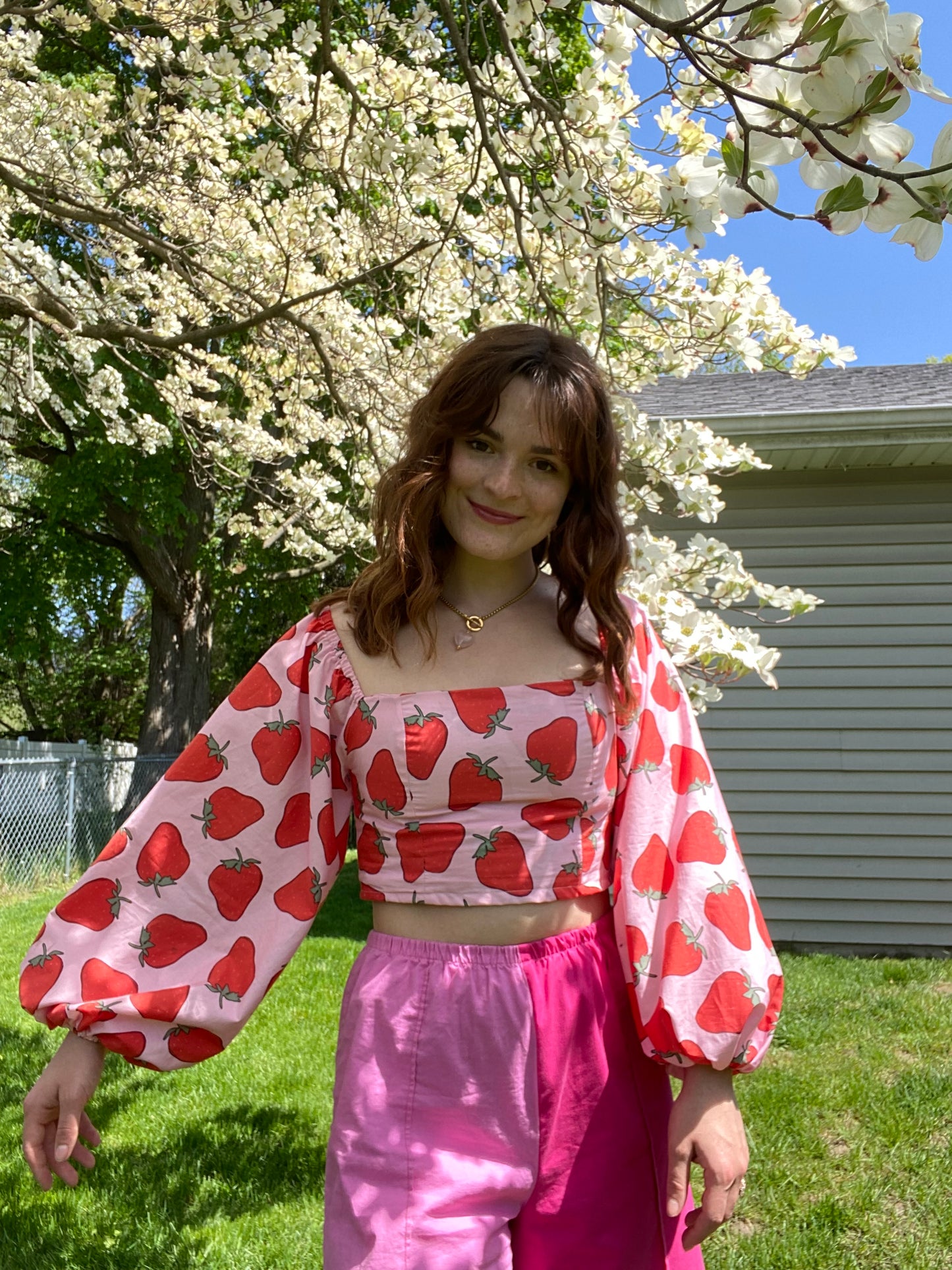Lia Top | Strawberry Patch