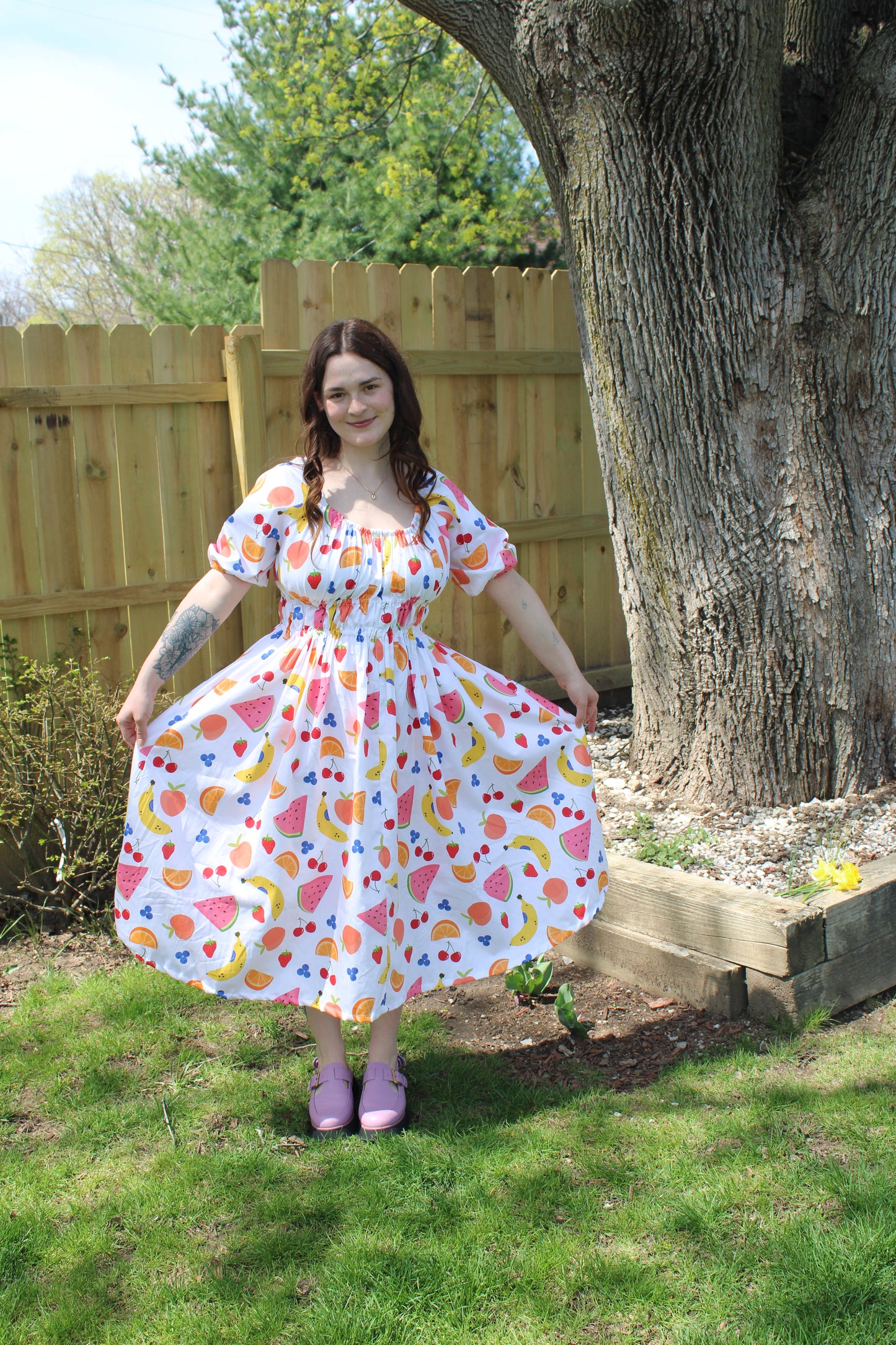 Ruby Dress in Fruit Salad