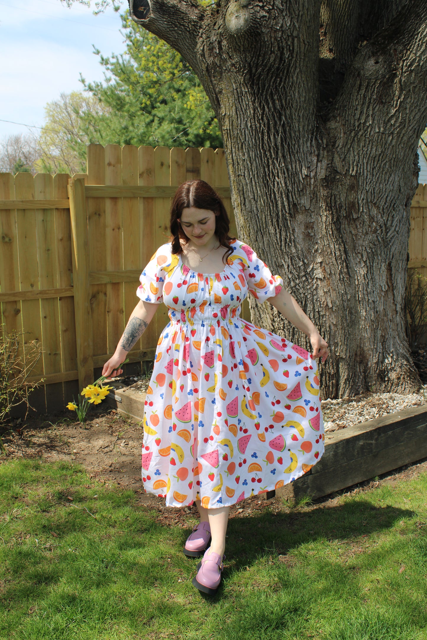 Ruby Dress in Fruit Salad