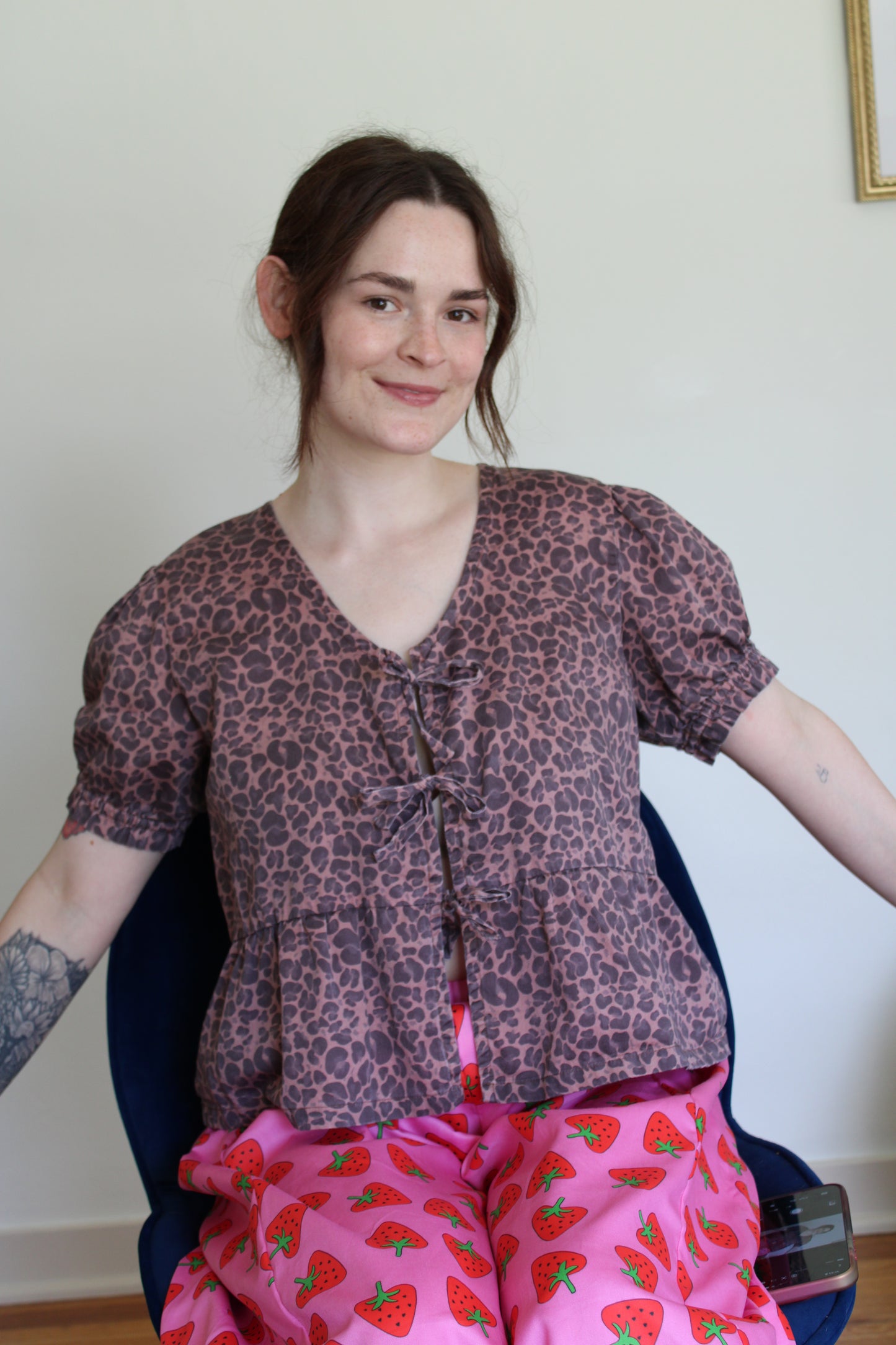 Josie Top in Leopard