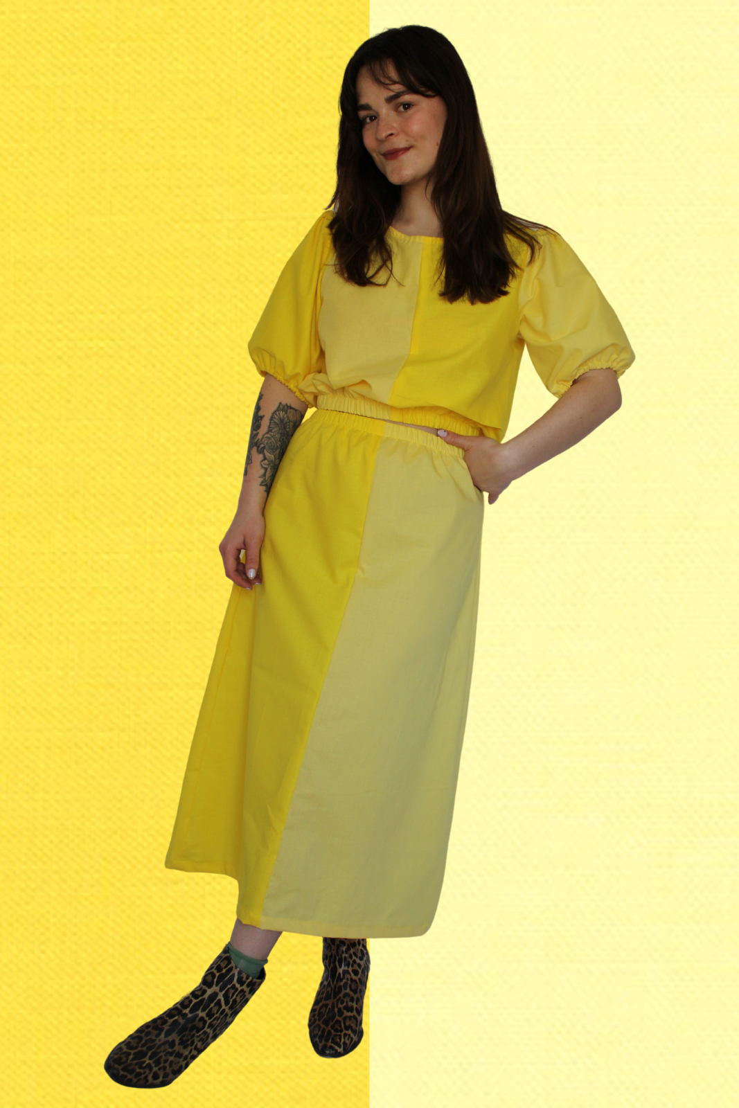 Elle Top in Lemon Yellow