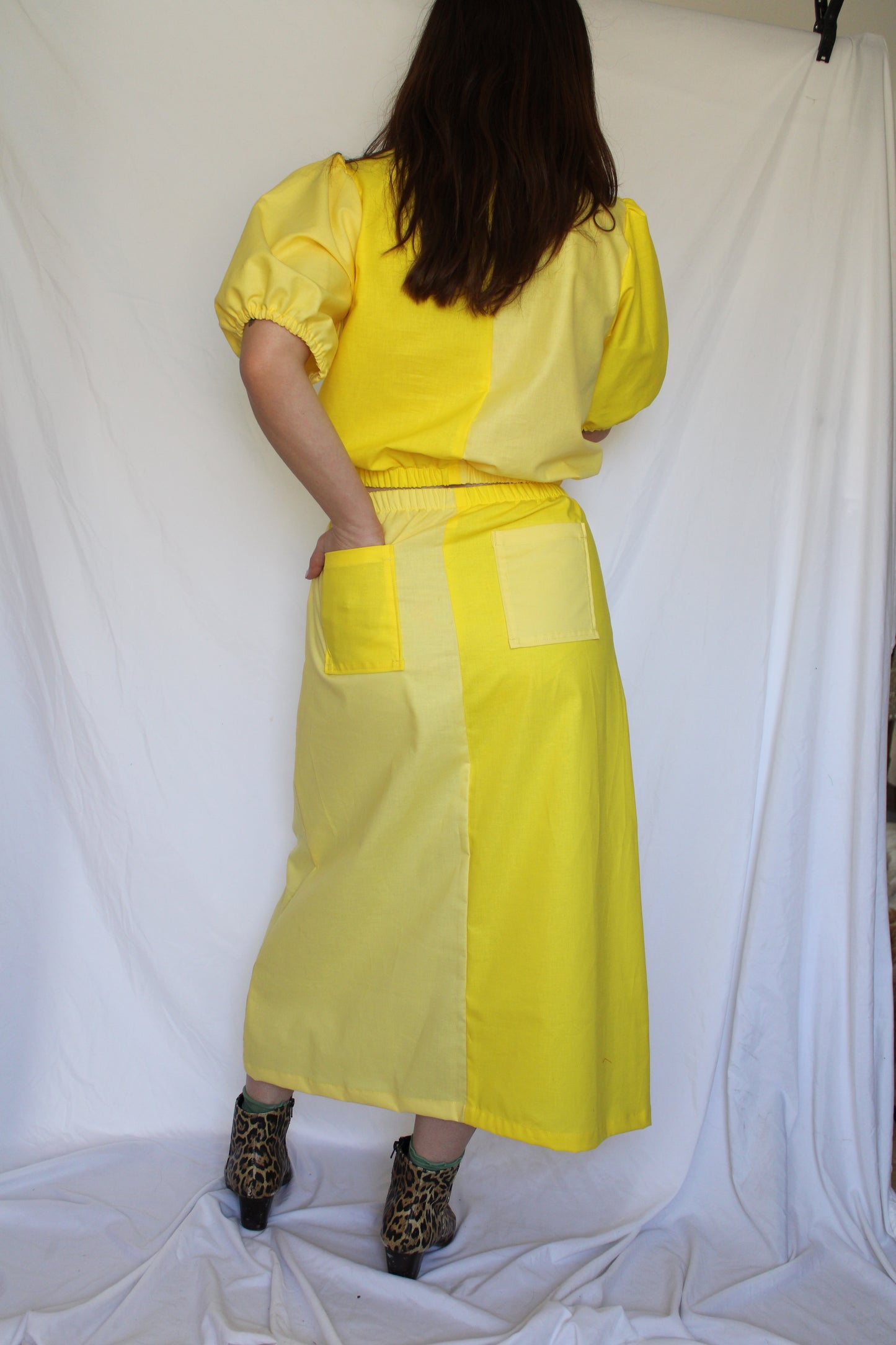Elle Top in Lemon Yellow