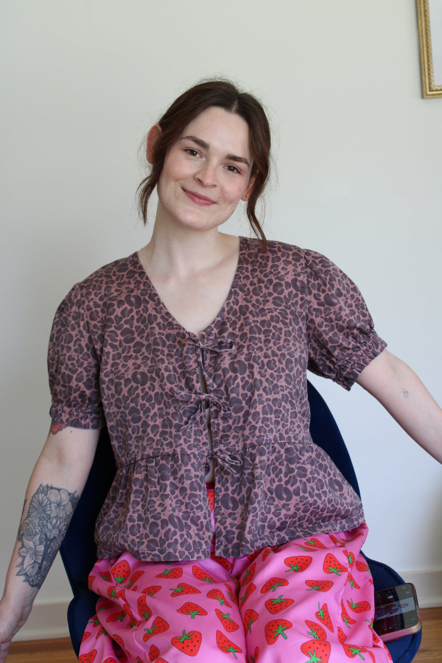 Josie Top in Leopard