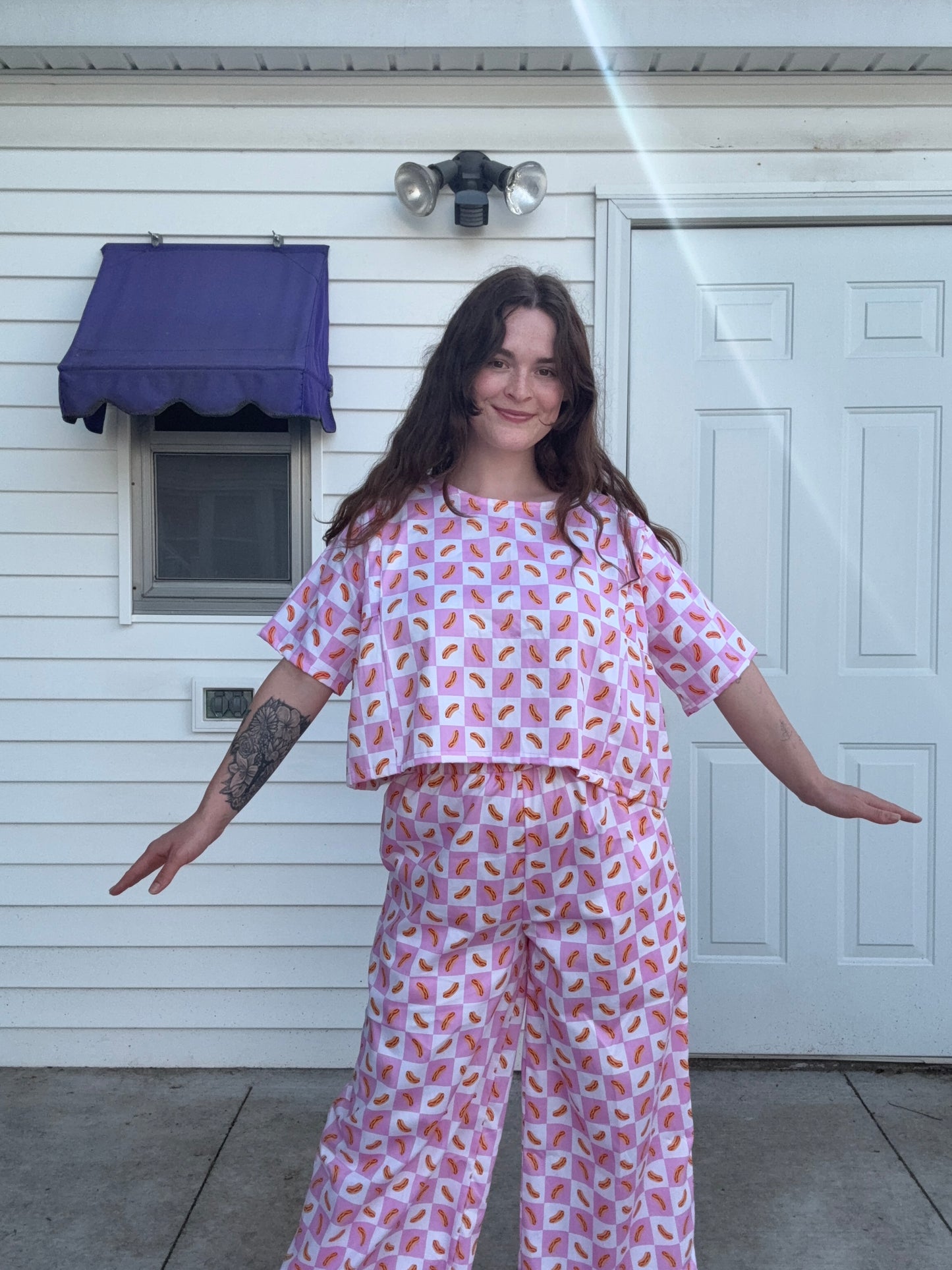 Tilly Top in Hot Dog