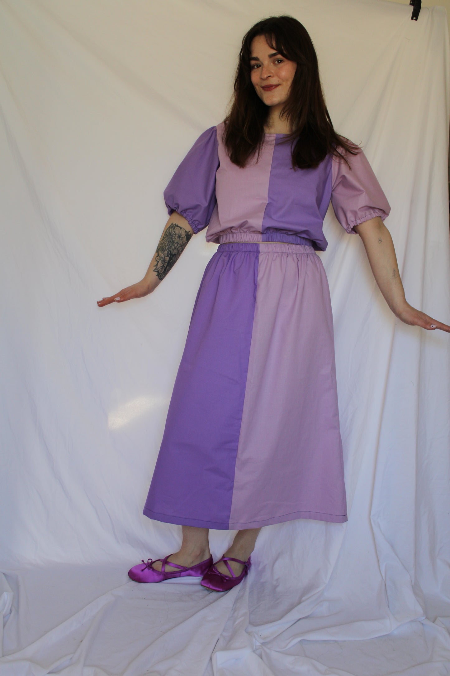 Elle Skirt in Lilac