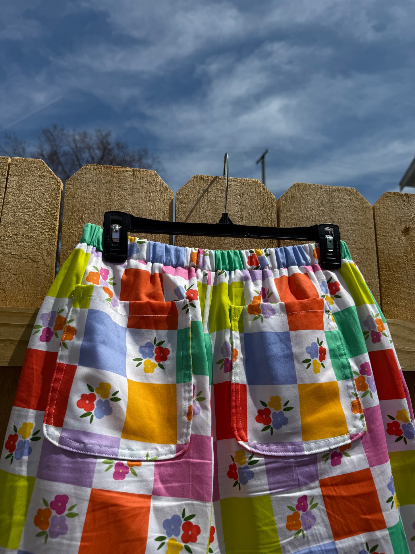 Lottie Pants in Floral Check