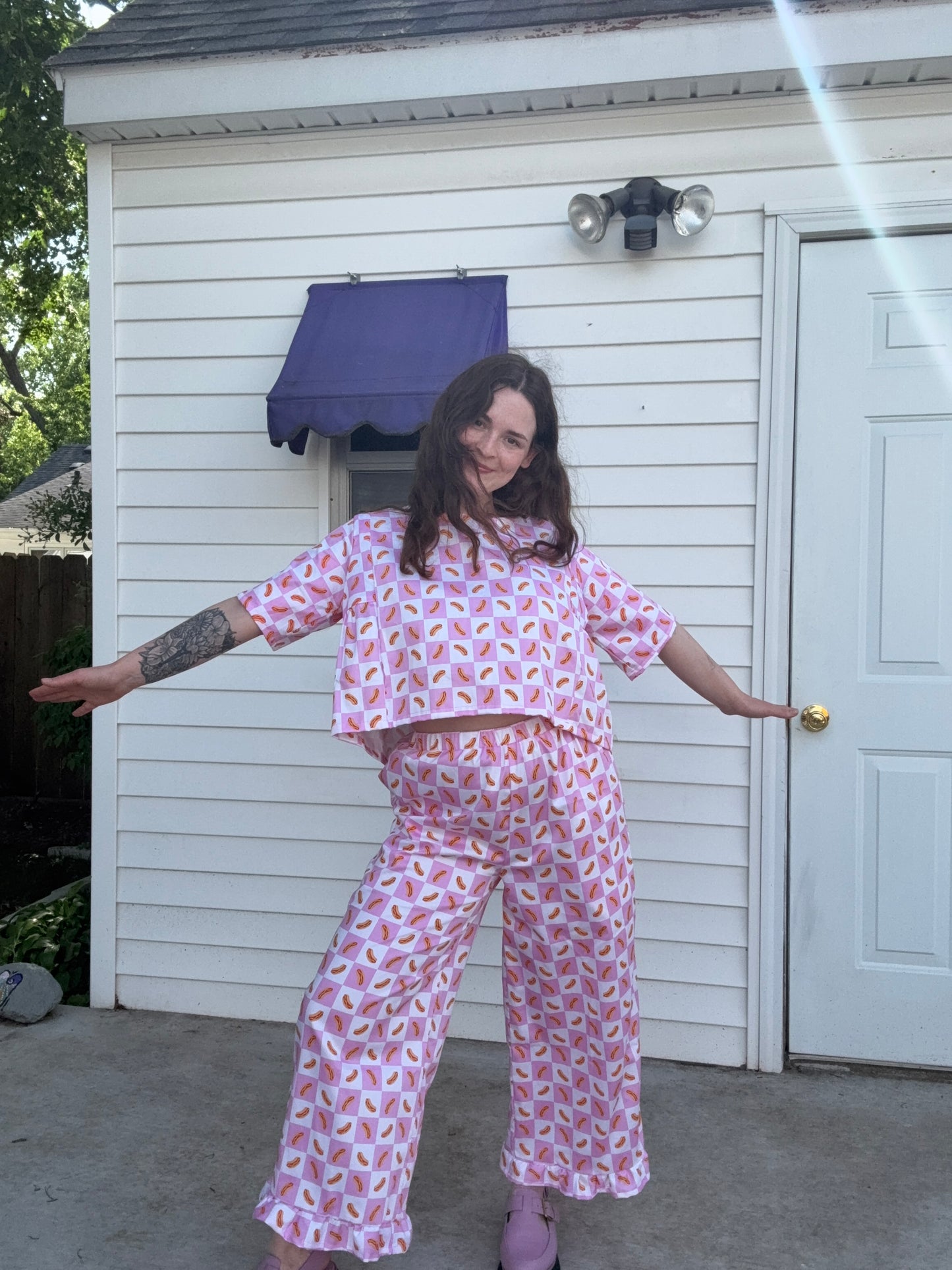 Tilly Top in Hot Dog