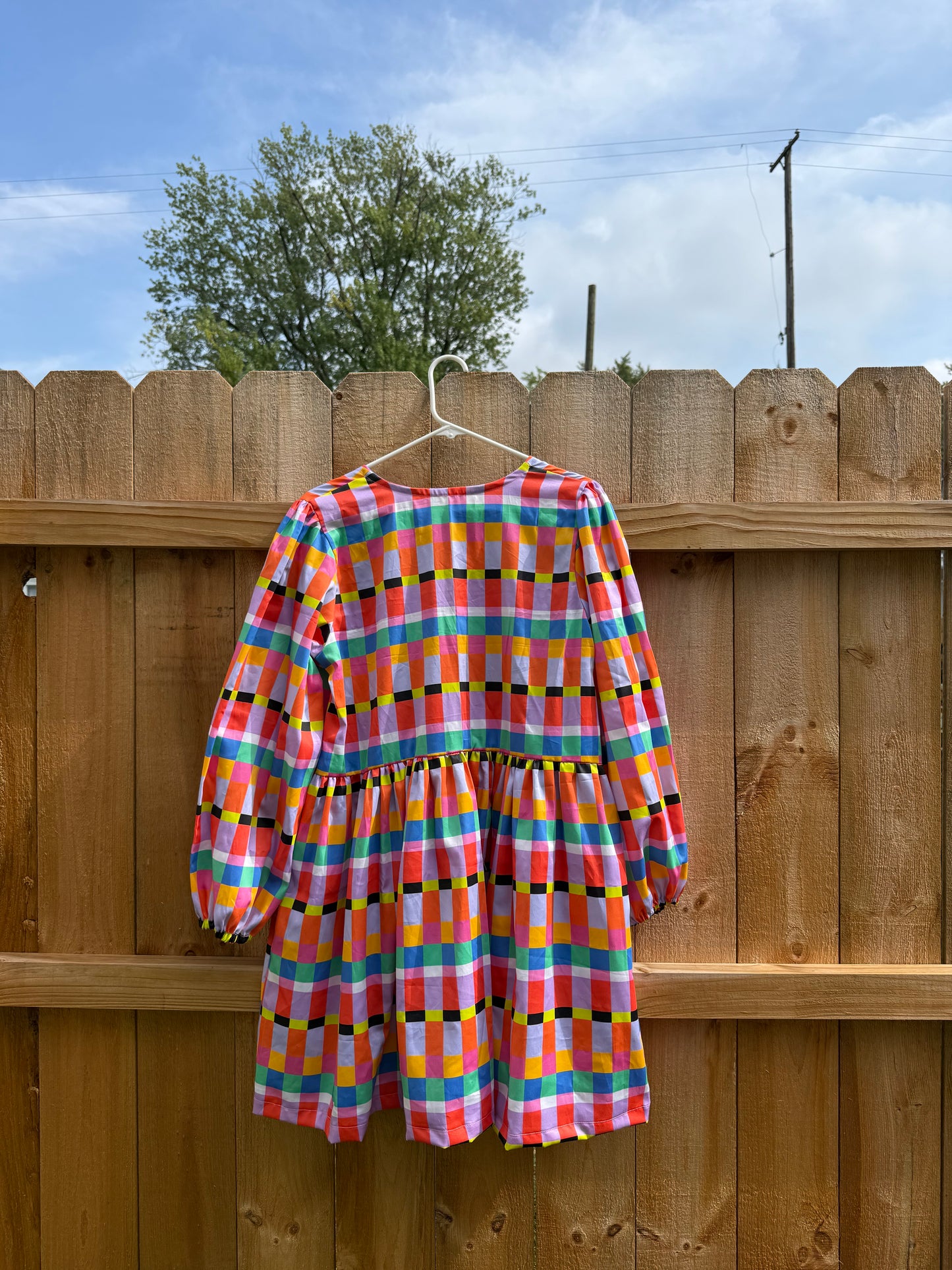 Liv Dress in Rainbow Ribbon