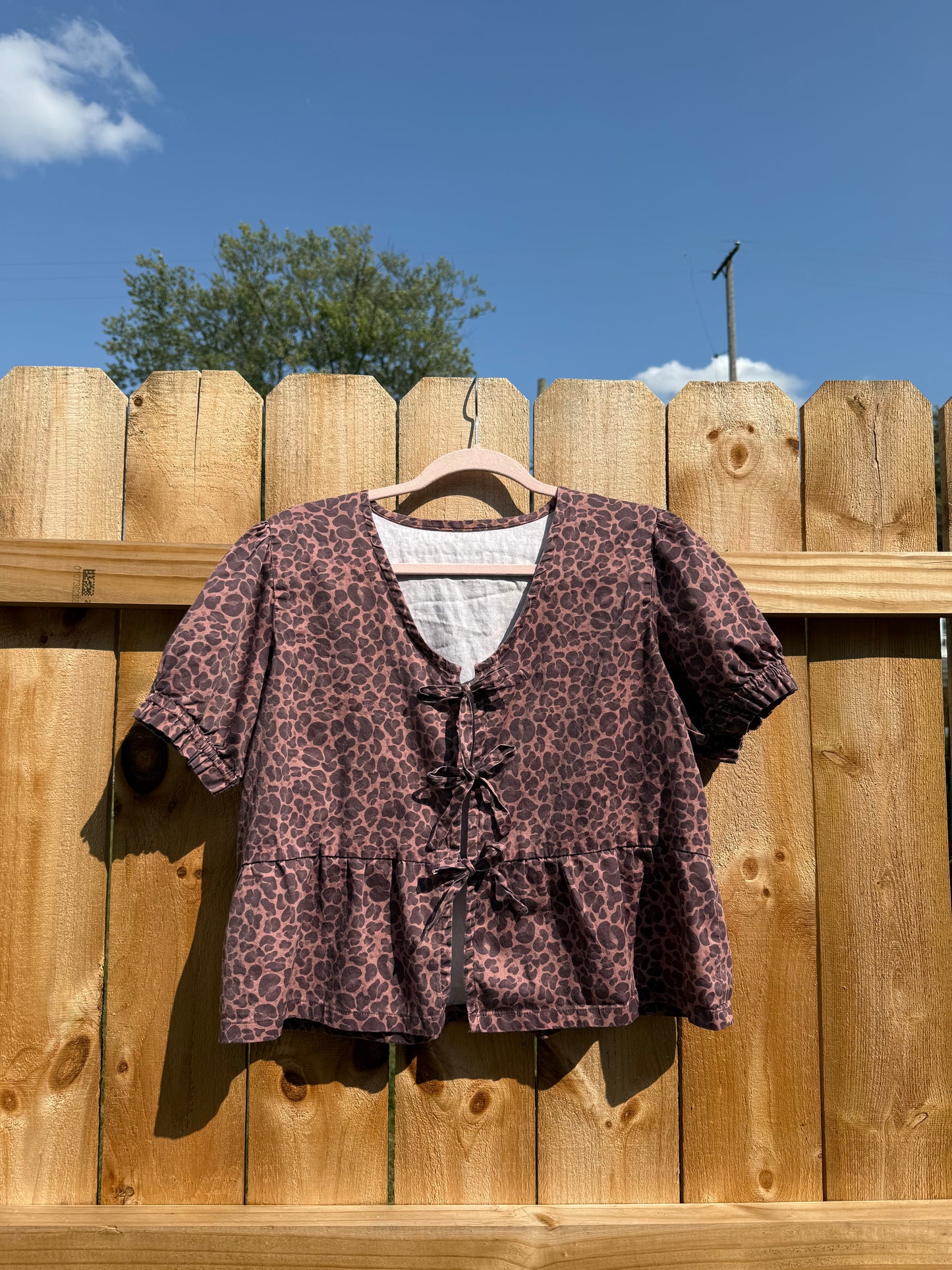 Josie Top in Leopard