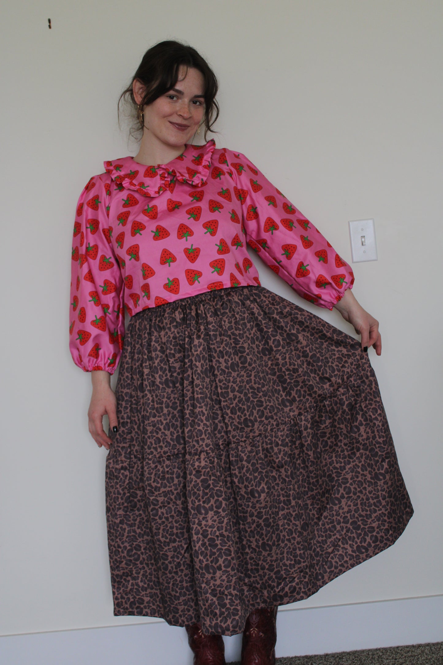 Lola Skirt in Leopard