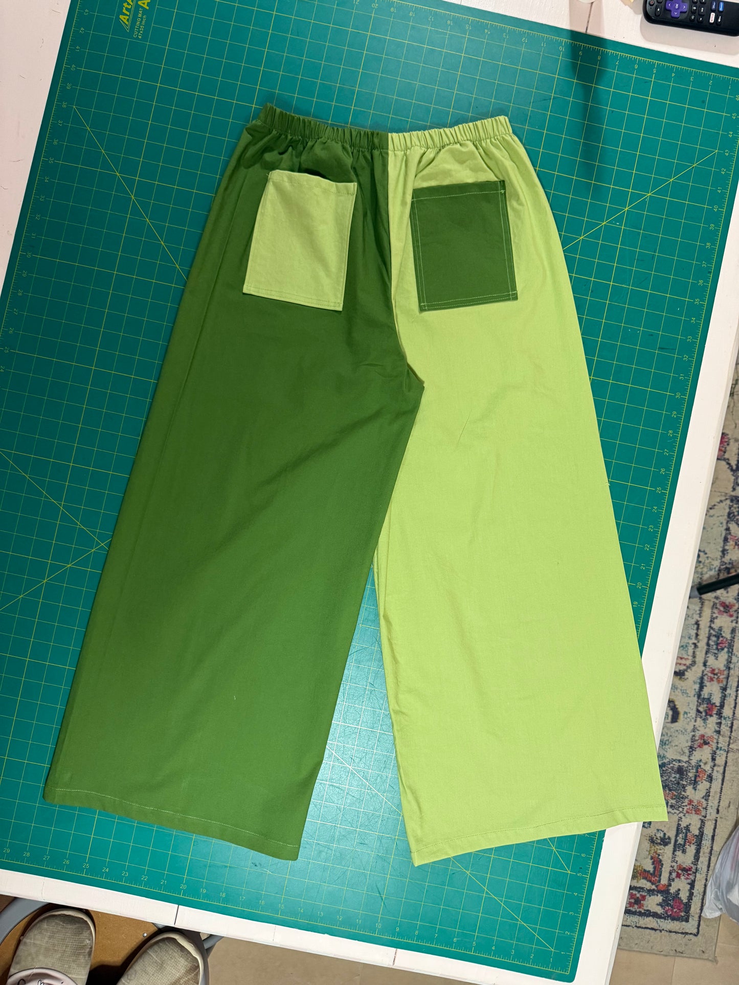 Elle Pants | Pistachio & Jade