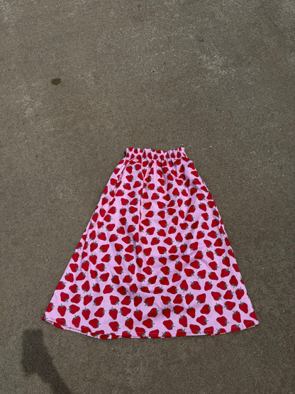 Posey Skirt | Strawberry Patch