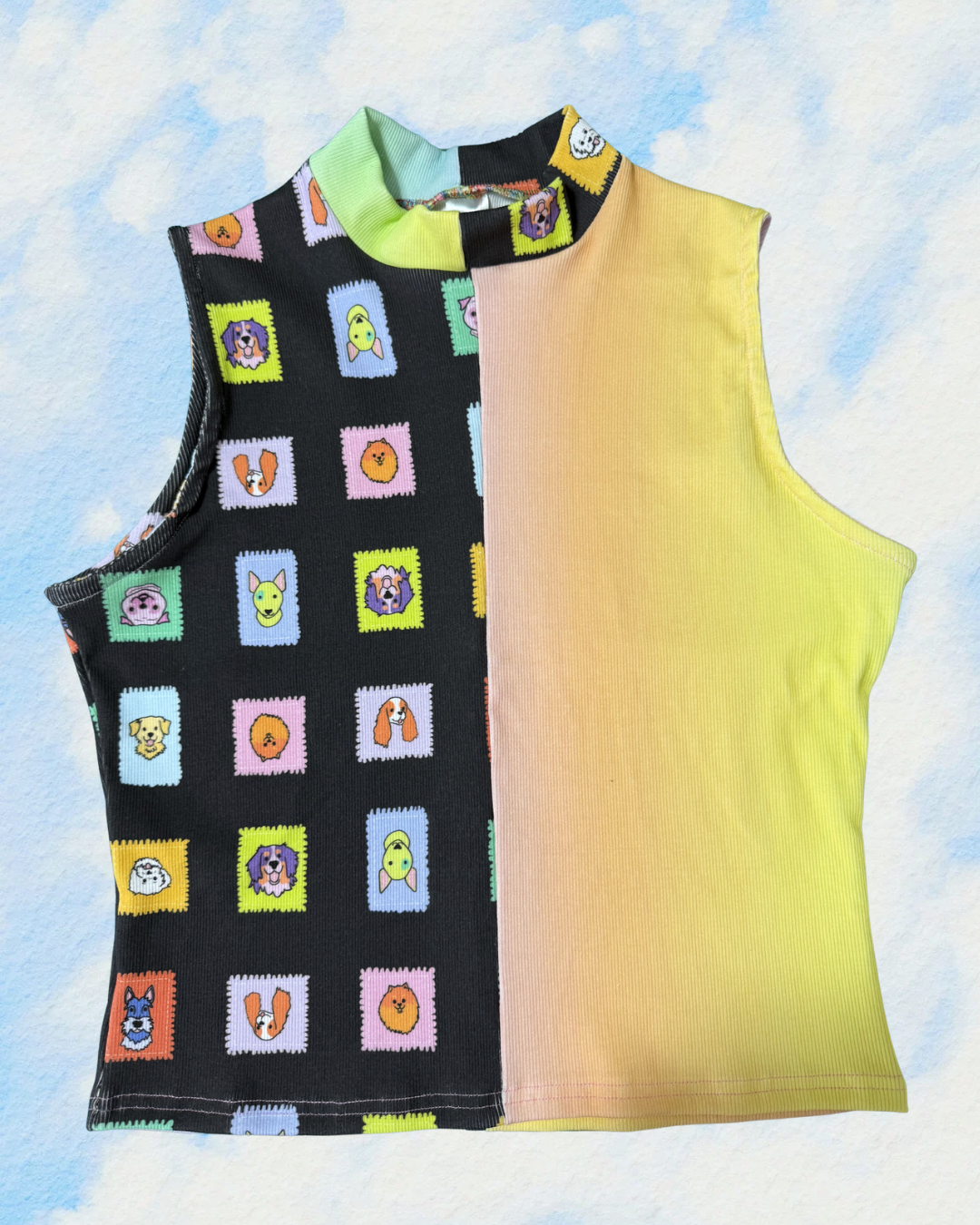 Split Print Rue Tank | LG