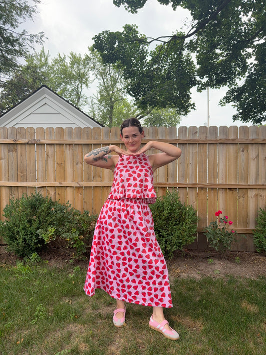Posey Skirt | Strawberry Patch