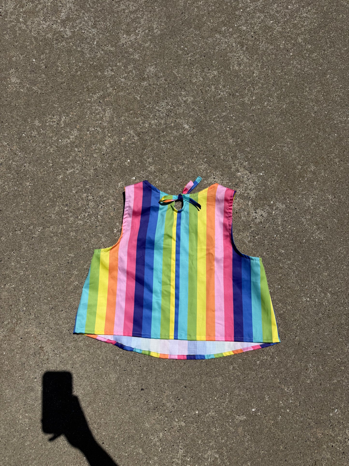 Poppy Tank | Rainbow Stripe