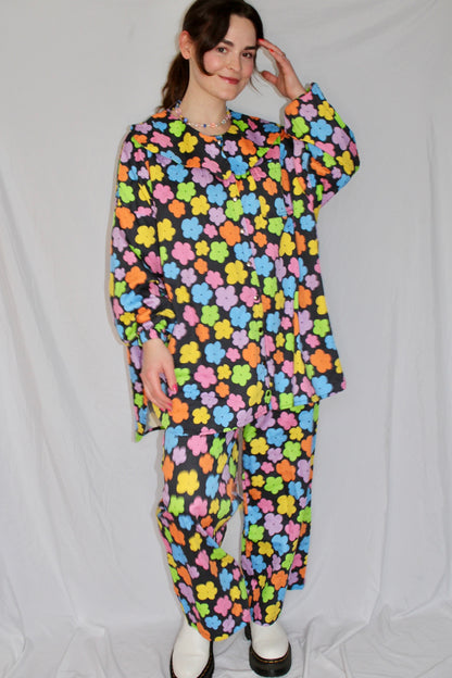 Remi Pants in Rainbow Garden