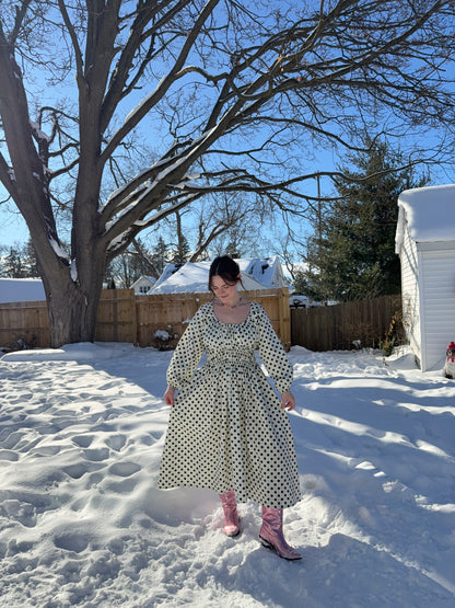 Ruby Dress in Spots