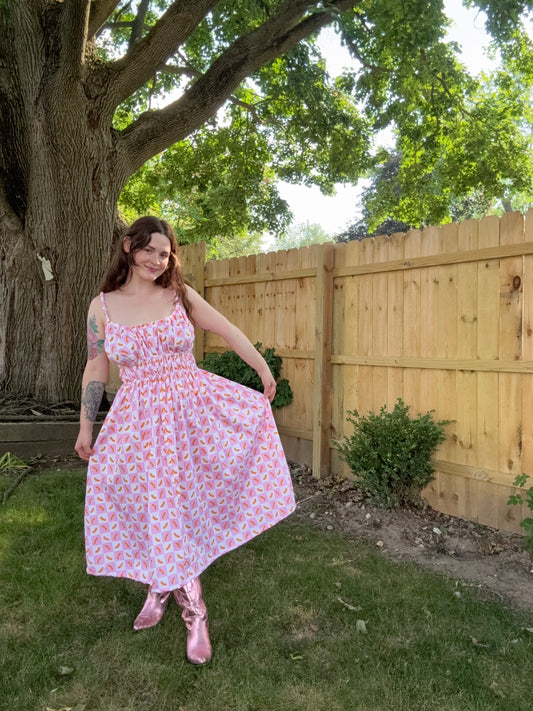Frankie Dress in Hot Dog