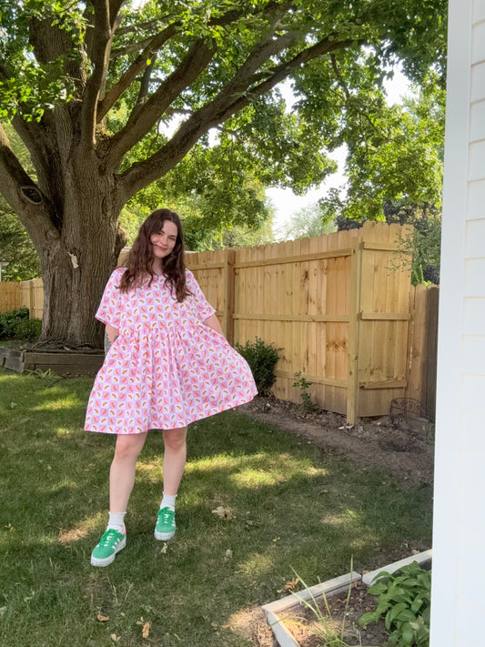 Junie Dress - Hot Dog