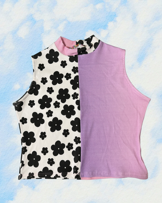 Split Print Rue Tank | 2XL
