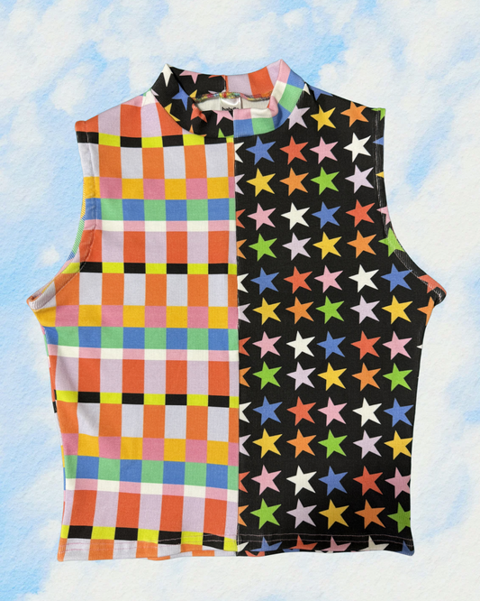 Split Print Rue Tank | LG