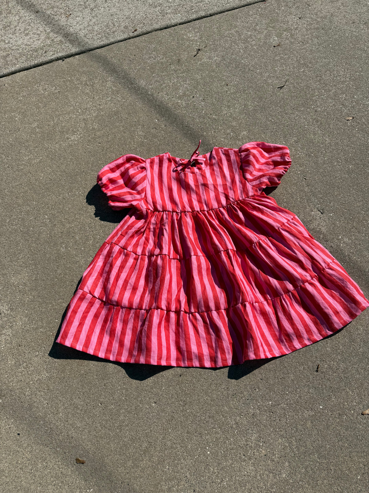 Cleo Dress | Linen Stripes