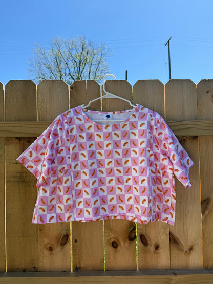Tilly Top in Hot Dog