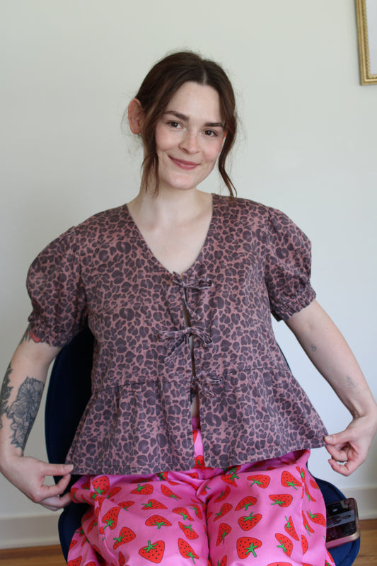 Josie Top in Leopard
