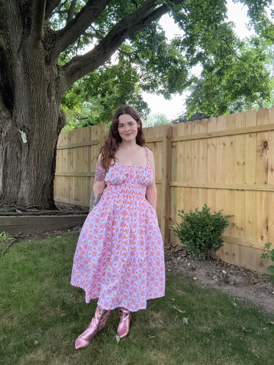 Frankie Dress in Hot Dog