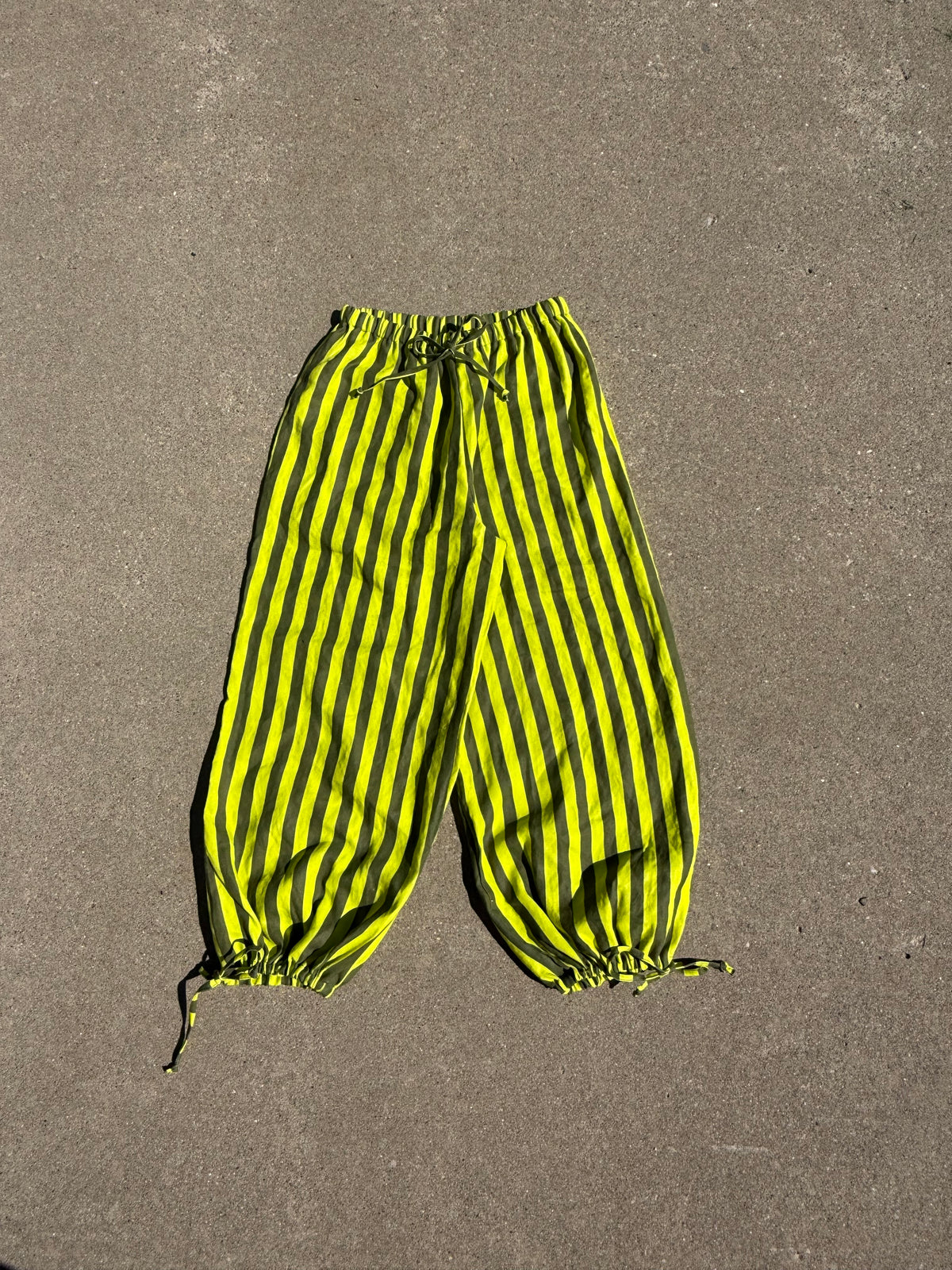 Daisy Pants | Linen Stripes
