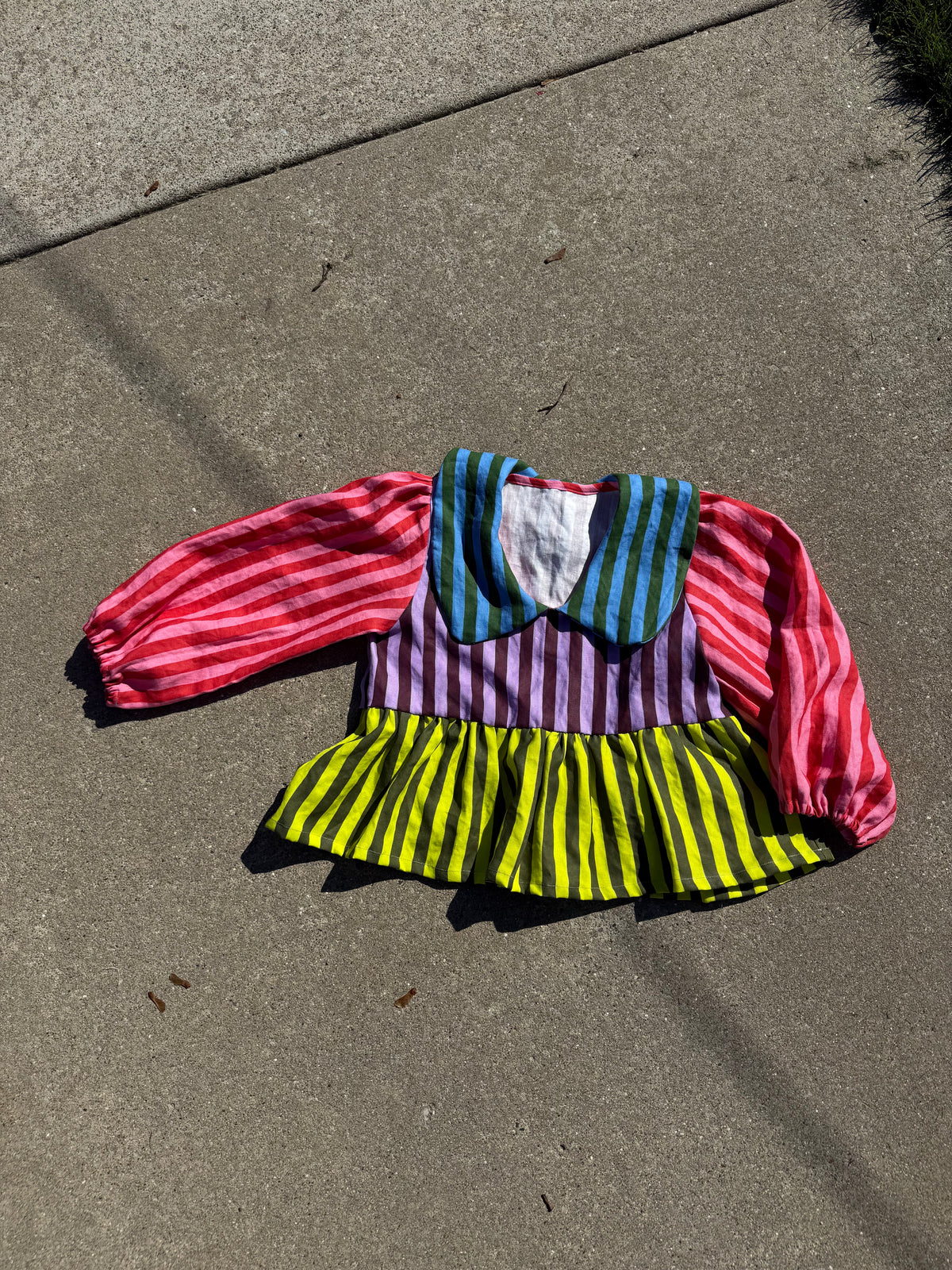 Rosie Top | Linen Stripes