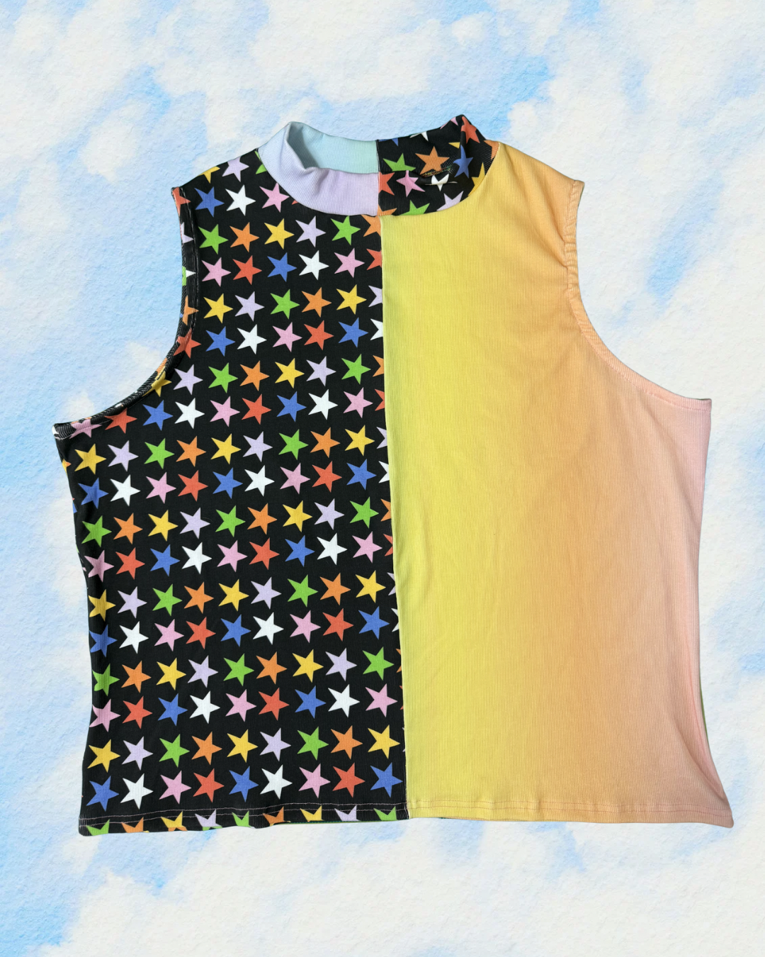 Split Print Rue Tank | 5XL