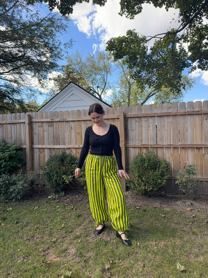 Daisy Pants | Linen Stripes