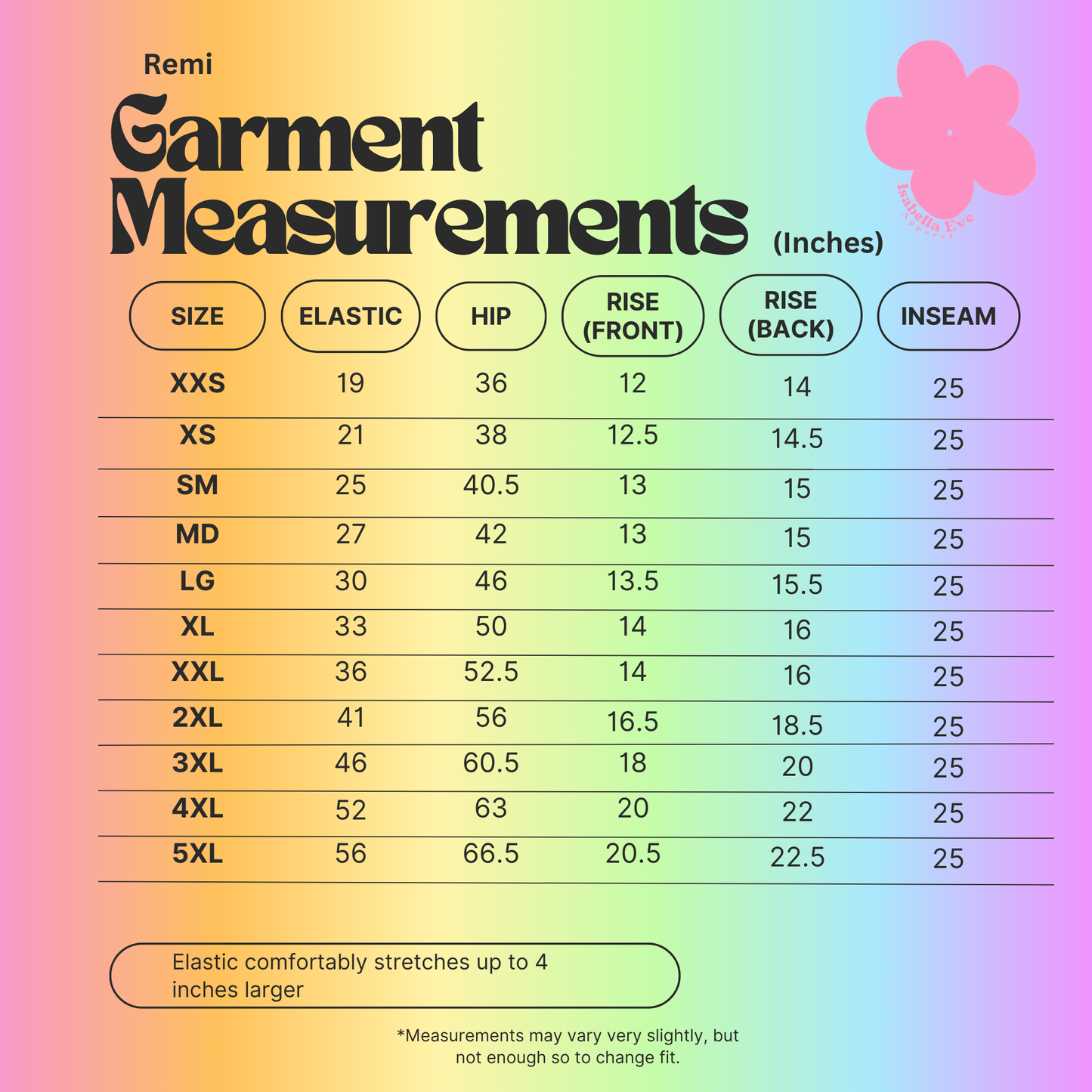 Remi Pants in Rainbow Garden