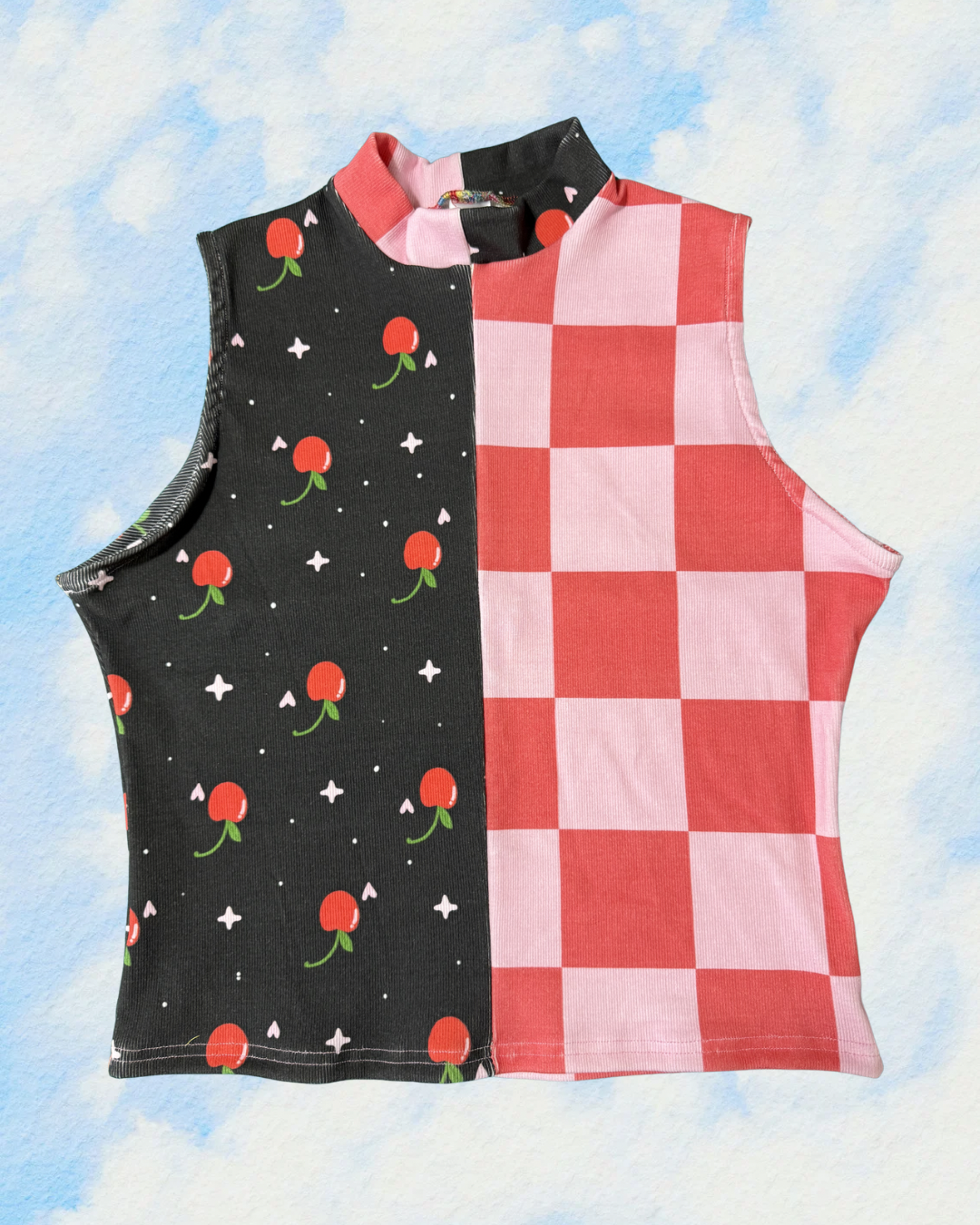 Split Print Rue Tank | XL