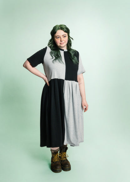May Dress | Black + Heather