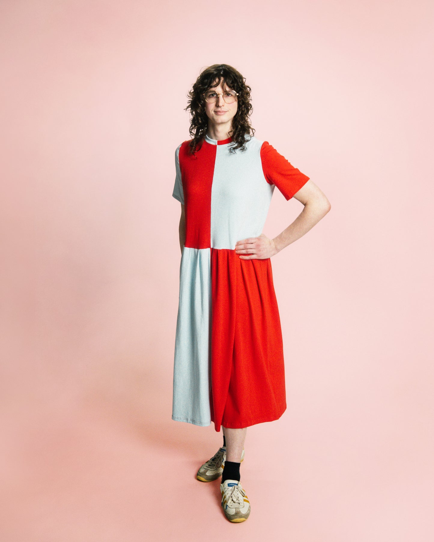 May Dress | Baby Blue + Rorange