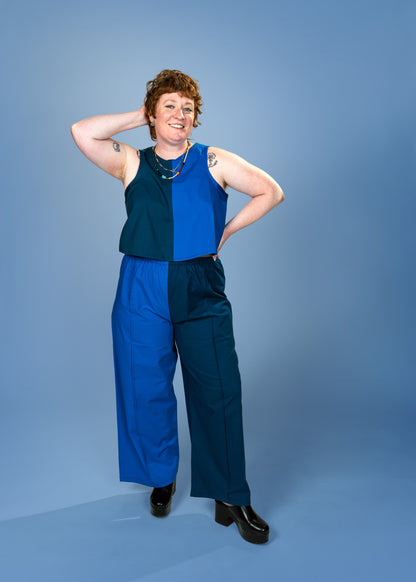Elle Pants | Sapphire & Midnight
