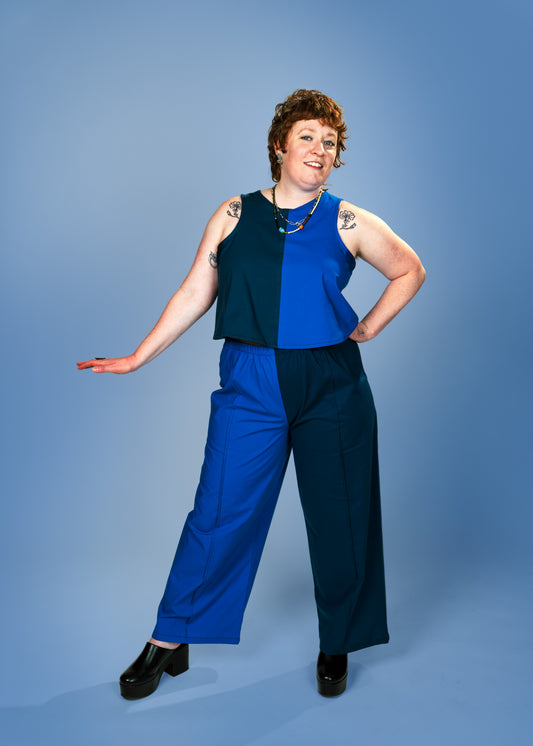Elle Pants | Sapphire & Midnight