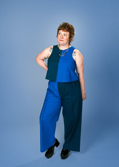 Elle Pants | Sapphire & Midnight