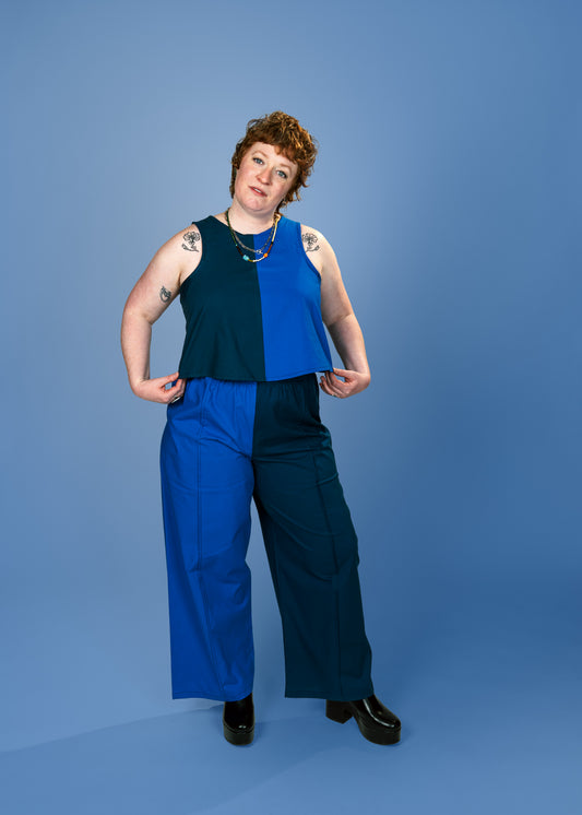 Elle Tank | Sapphire & Midnight