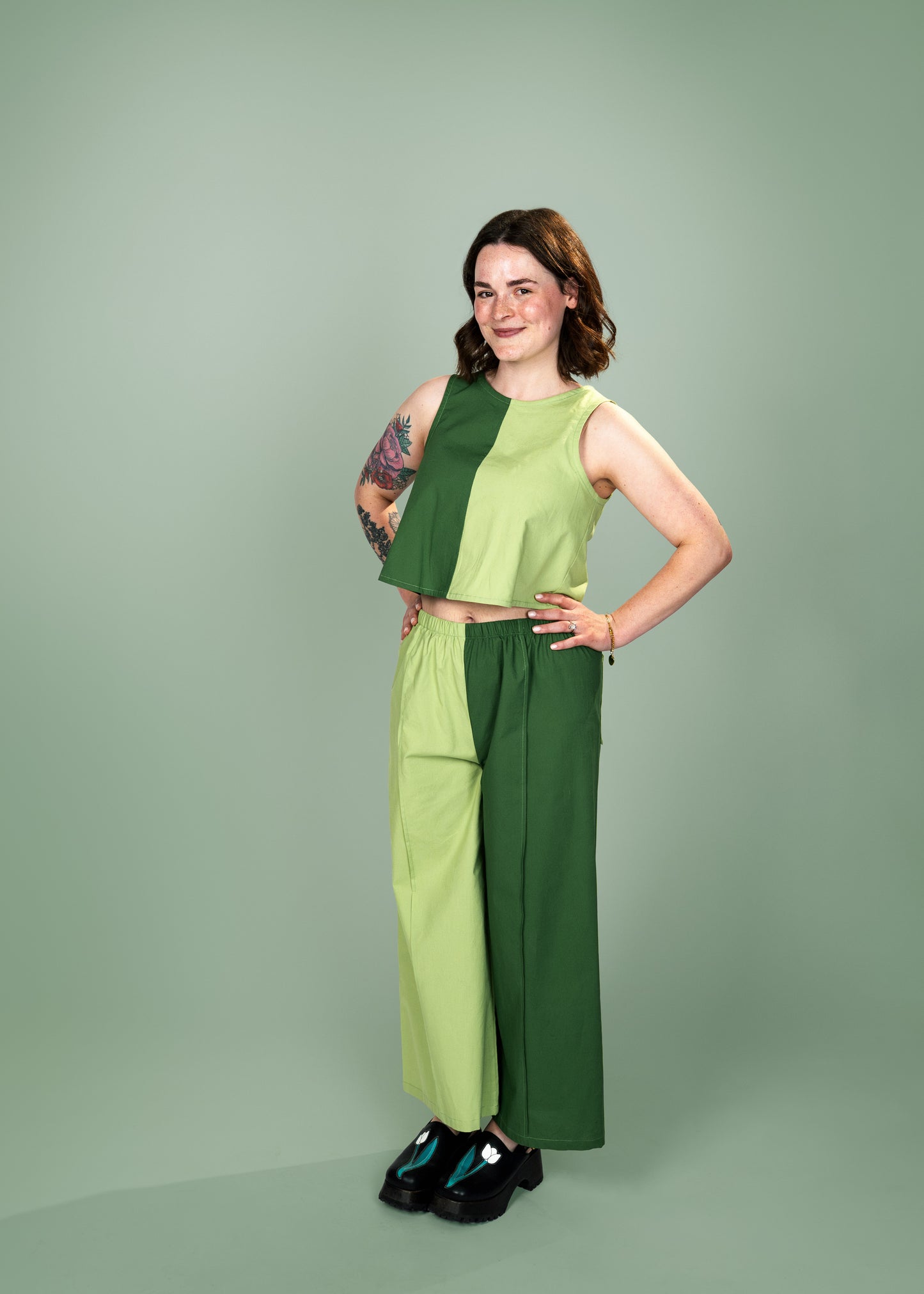 Elle Tank | Pistachio & Jade