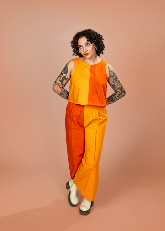 Elle Tank | Tangerine & Sorbet