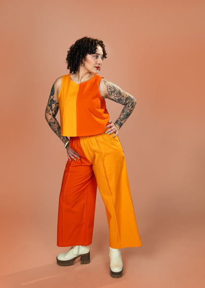 Elle Tank | Tangerine & Sorbet