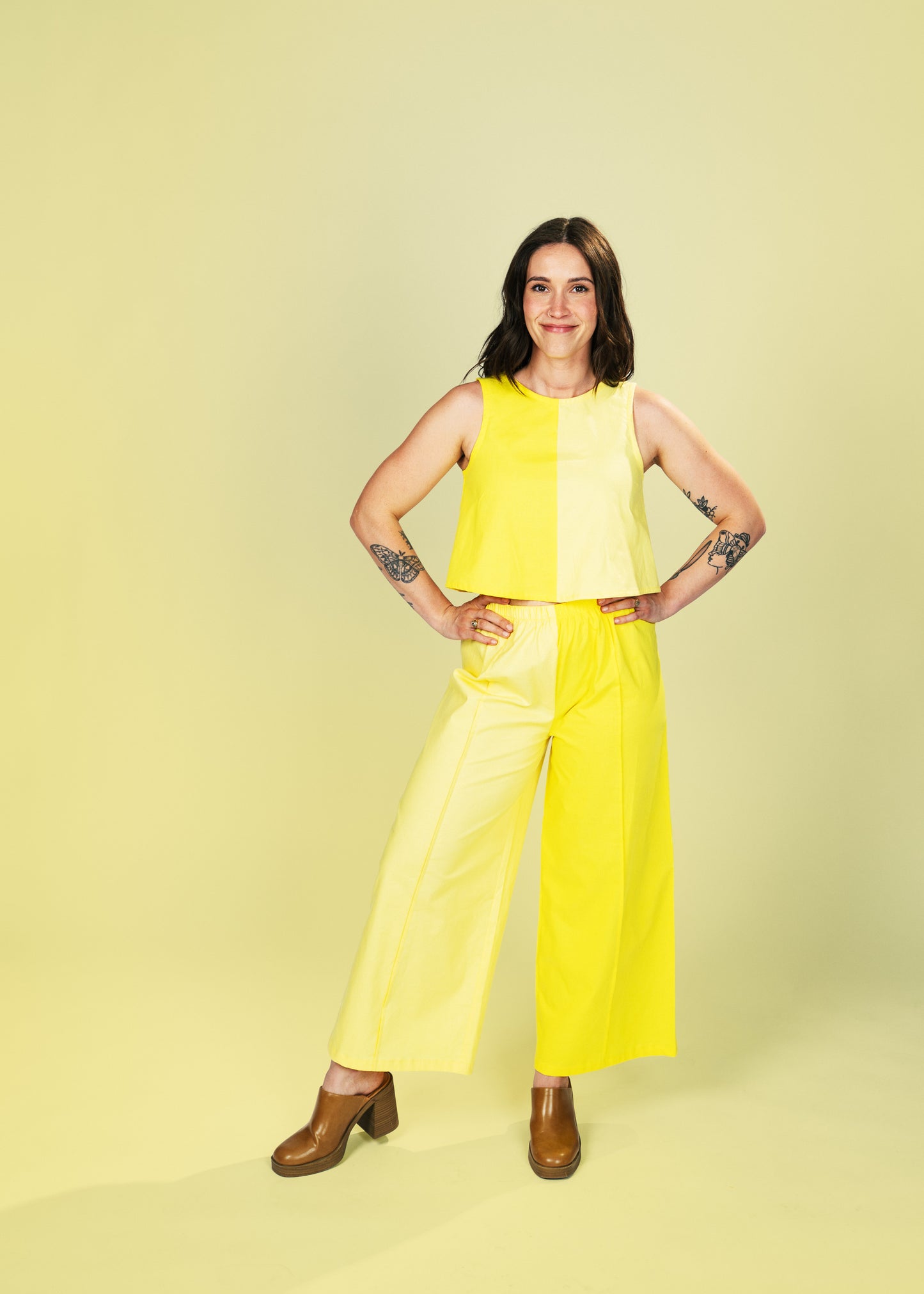 Elle Pants | Lemon & Butter