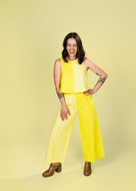 Elle Pants | Lemon & Butter