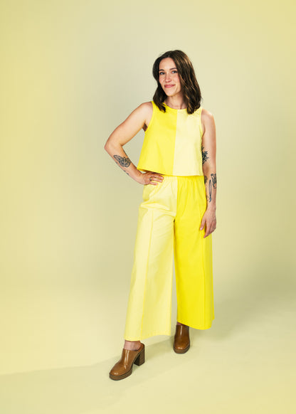 Elle Pants | Lemon & Butter